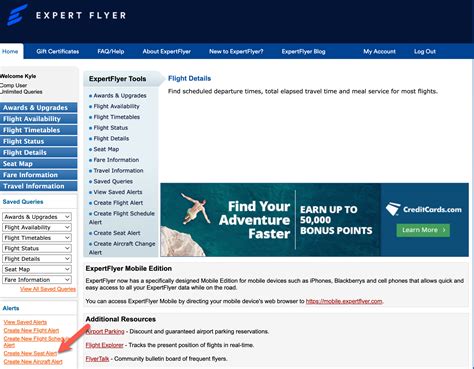 how to use expert flyer.